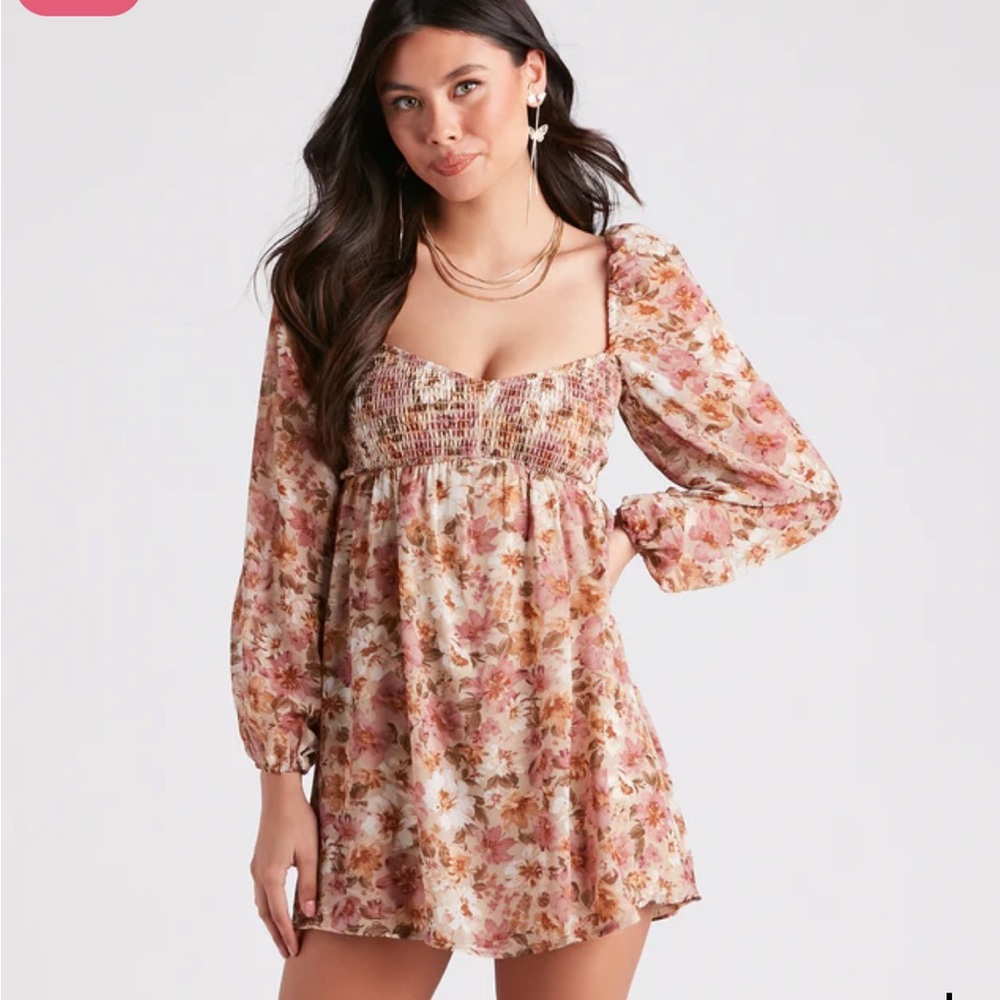 Windsor brand new dress. Everlasting Pretty Floral Chiffon Skater Dress.